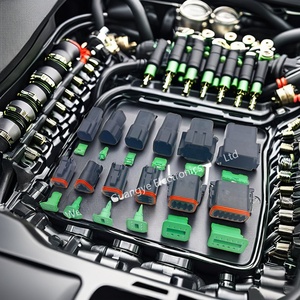 ブラックドイツコネクタDTDTM2-12ピンオスメス防水カーアダプタ端子アンプコネクタアプリケーションコネクタ - Product Image 2