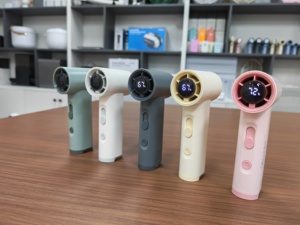 40000RPM <b>Mini</b> Handheld <b>Fan</b> 3000mAh Infinite Speed Control 151g Portable Personal Cooling <b>Fan</b> Custom Logo For EU JP KR Market - Product Image 2