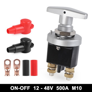 Interrupteur isolateur de batterie 12-48V 500A M10, solénoïde marche/arrêt pour usage automobile - Product Image 3