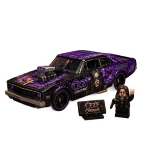 Jizai Purple Muscle Car Block Toy <b>Model</b> <b>Building</b> Set with Figure Brick for Display Collection ABS Material 14 Years & up - Product Image 5