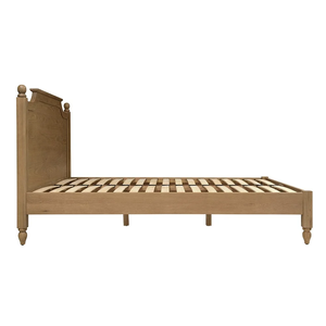 <span class=keywords><strong>Letto</strong></span> in <span class=keywords><strong>Legno</strong></span> Massello Stile Rustico con Testiera Curva e Gambe Lavorate, <span class=keywords><strong>Letto</strong></span> con Piattaforma in <span class=keywords><strong>Legno</strong></span> - Product Image 5