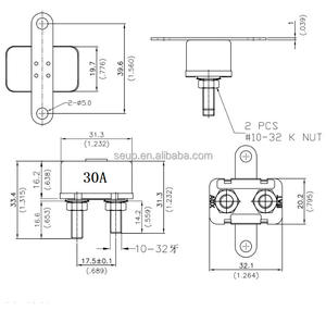 Disjoncteur de <span class=keywords><strong>voiture</strong></span> 20a 30a 35a 40a 50a 12v Fuse Stud Type Disjoncteur automobile - Product Image 5