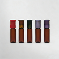 Flacon en plastique ambré à double compartiment pour liquides, 10ml, 20ml, 30ml, flacon pour liquides oraux de pharmacie, flacon pour médicaments liquides avec couvercle inviolable