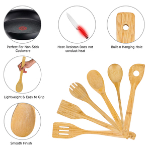 GL tre nhà bếp <span class=keywords><strong>7</strong></span> cái công cụ thiết lập Bán buôn phụ kiện đồ dùng thiết lập với khắc logo và chủ - Product Image 2