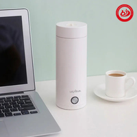 Gobelet à café chauffant électrique en acier inoxydable Contrôle de la température Bouteille d'eau de voyage intelligente Bouteille chauffante intelligente pour voiture
