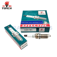 Bougie d'allumage TORCH K6RTM3, remplacement pour NGK SILFR6C11, Denso VFKH20, Bosch FR7NII33X, pour DFSK GLORY DONGFENG JAC