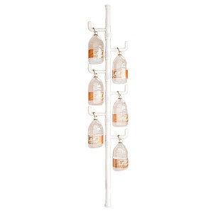 <b>Floor</b> To Ceiling Clothes Rack Carbon Steel Abs Modern Design Easy Hanging Coat Rack For Home Bedroom Balcony - Product Image 5