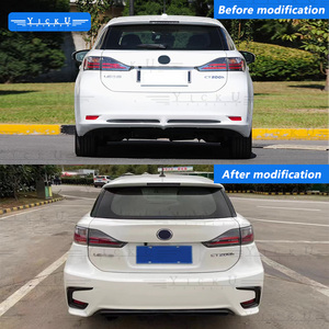 Yicku bán hàng nóng cho 2012-2015 Lexus <span class=keywords><strong>CT</strong></span> 200h nâng cấp 2018-2020 PP cản trước phía sau Bumper lưới tản nhiệt bộ cơ thể mô hình cũ để mô hình mới - Product Image 3