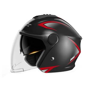 Four Seasons E-Bike <span class=keywords><strong>Casco</strong></span> <span class=keywords><strong>Lentes</strong></span> dobles Racing Open Face <span class=keywords><strong>Casco</strong></span> <span class=keywords><strong>de</strong></span> motocicleta - Product Image 6