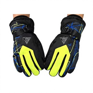 Guantes de nieve térmicos, impermeables, cortavientos, con pantalla táctil y logotipo personalizado para hombres y mujeres - Product Image 1