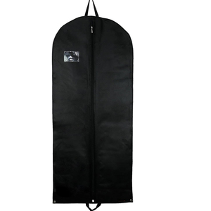 High Quality Custom Portable Foldable <strong>Garment</strong> <strong>Bag</strong> with <strong>Breathable</strong> Non-Woven Suit Cover Hanging Dustproof Zipper Closures - Product Image 2
