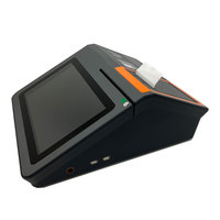 Terminal Android JSJ25 de 11.6 Pulgadas con Pantalla Táctil NFC, Mini Terminal de Escritorio Personalizado Todo en Uno para Restaurantes con Impresora