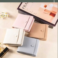 Dompet Zipper Zero Portabel dan Sederhana Baru, Tas Lembut Wanita Multifungsi dan Modis, Dompet Pendek, Tempat Kartu