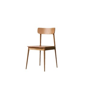 Chaise de salle à manger en bois de cerisier, dossier en bois massif, style nordique moderne, pour usage domestique, petite chaise de salle à manger pour appartement - Product Image 4