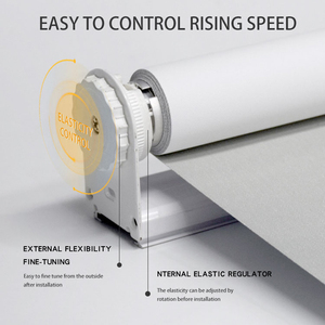 Persianas Enrollables Motorizadas Inalámbricas de Tela 100% Poliéster con Bloqueo de Luz Solar, Económicas, para Hogar, Oficina y Hotel - Product Image 4