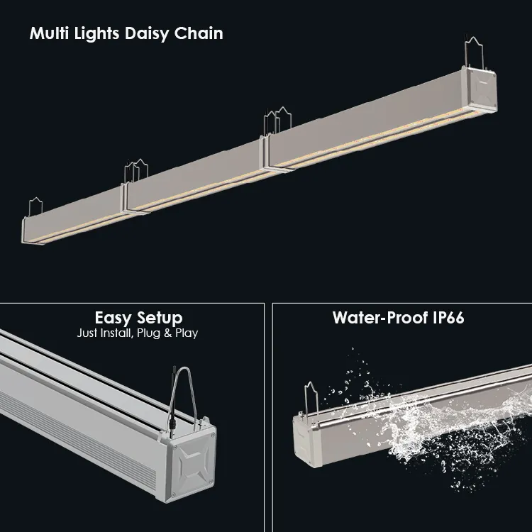 Linear Light Bar Full Spectrum 650W 720W 3.0umol/J IP66 Commercial Greenhouse LED Grow Lights To Replace Hps Grow Lights