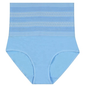 Bragas de algodón para <span class=keywords><strong>mujer</strong></span>, pantalones de cintura, ropa interior, talla grande, venta directa de fábrica, LICRA/algodón - Product Image 4
