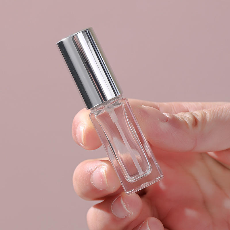 Transparent Bottle+ Silver Cover