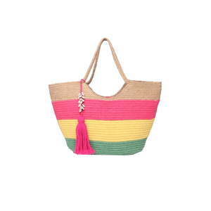 Bolsa de Yute Elegante Hecha a Mano, Interior Espacioso, Asa Resistente, Cierre de Cremallera, Tamaño Personalizable, Textura Suave, para Compras - Product Image 1