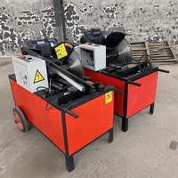 Machine à scier le bois verticale mobile de 200mm 220V coupeur carré rond avec le composant de moteur de noyau