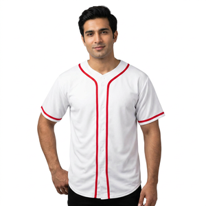 เสื้อเบสบอลระบายอากาศได้ดีใส่สบายเสื้อทีมกีฬาดีไซน์ใหม่ - Product Image 1
