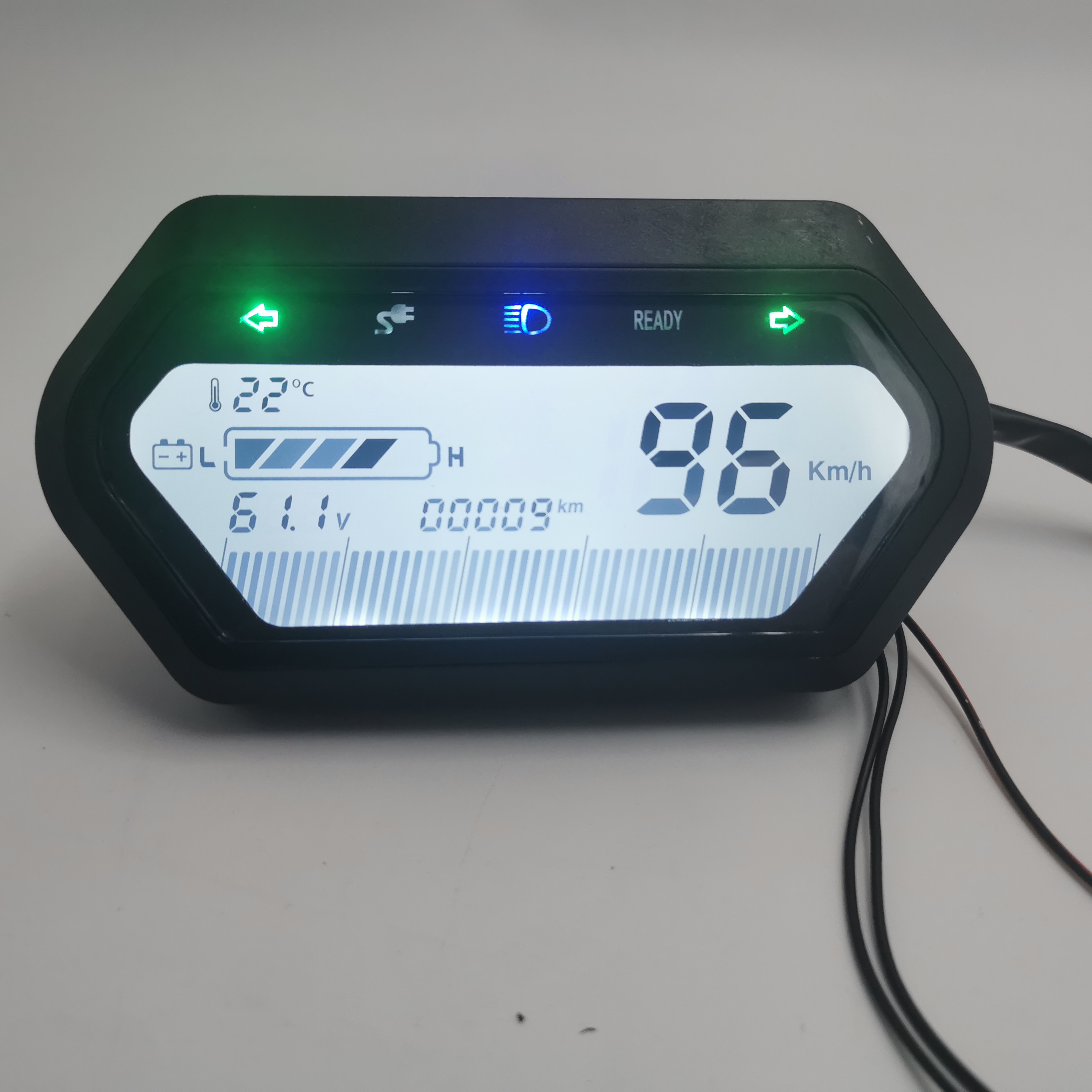 ЖК-дисплей 48 в 60 в 72 в, измеритель веса поворота для электровелосипеда, скутера, запчасти, скейтборда, квадроцикла, датчик, трицикл, инструмент