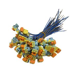 Arnés de enchufe de aire hecho adecuado para automoción 2 pines azul amarillo naranja negro conectores arnés de cables personalizado - Product Image 2