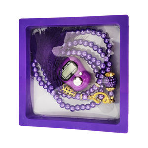 Новый религиозный жемчуг тревожные бусины цифровой палец счетчик значок измерительная коробка для молитвенных четок тасбих иский свадебный подарок Ид - Product Image 2