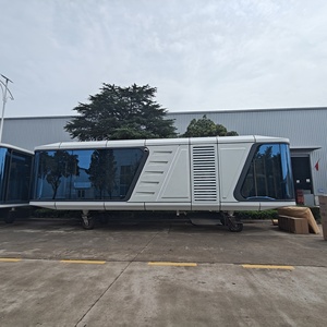 Maisons préfabriquées de luxe en conteneur à structure métallique mobile préfabriquée Maisons modulaires en kit de cabine à capsules à <span class=keywords><strong>vendre</strong></span> - Product Image 2