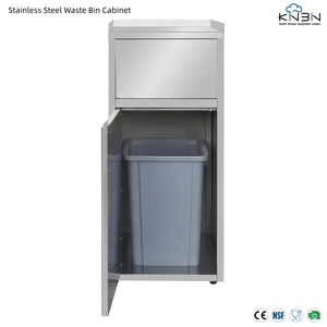 Contenedor de Residuos para Buffet de Autoservicio 201 304 con Bandeja para Almacenamiento de Platos, Gabinete para Recolección de Desechos de Alimentos y Platos para Restaurantes, Hoteles y Cantinas - Product Image 1