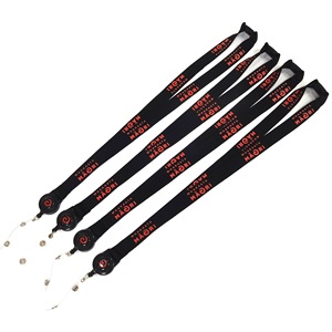 Cheap Custom Printed Nylon Polyester Medal Ribbon Blank Sublimation Lanyards with Personalized Logo Silk Screen Printing