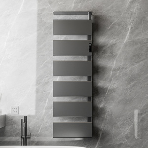 Sèche-serviettes électrique en aluminium avec thermostat, <span class=keywords><strong>radiateur</strong></span> <span class=keywords><strong>mural</strong></span> pour <span class=keywords><strong>salle</strong></span> <span class=keywords><strong>de</strong></span> <span class=keywords><strong>bain</strong></span> - Product Image 4
