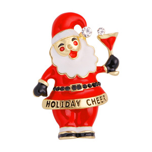All'ingrosso di Halloween pupazzi di neve, gli anziani di natale, spille, calze gocciolanti olio, spilla accessori di abbigliamento e In <span class=keywords><strong>Euro</strong></span> - Product Image 2