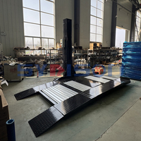 Palan hydraulique certifié CE pour deux voitures avec ascenseur de stationnement à un seul poteau pour garage domestique