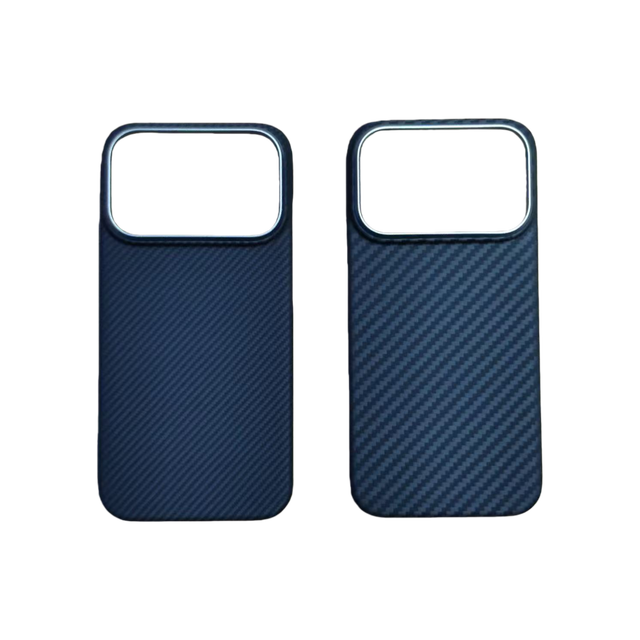 Luxury Carbon Fiber Kevlar Magnetic Phone Case for Apple iPhone 17 Pro Max Slim Shockproof Protective Cover