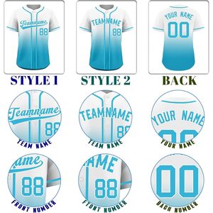 Custom Baseball Jersey Personalized Team Uniform Unisex Moisture Wicking Sublimated Adult Size - Product Image 3
