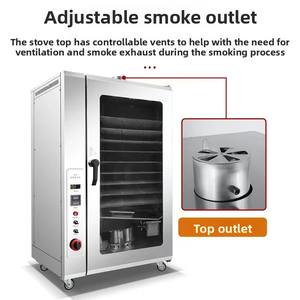 業務用電気燻製機オーブン 自動ソーセージ製造機 SUYUANブランド 30kg容量 高剛性 220V-380V 4KW - Product Image 3