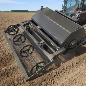 Attrezzo per Interrare Pietre per Minipala Gommata, Macchina Raccoglitrice di Rocce per Minipala Gommata e Altri Attrezzi per Macchinari da Costruzione - Product Image 3