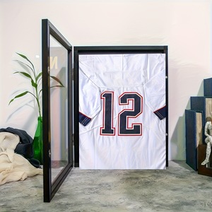 American Hot Sale DIY Magnetic Flip Cover Football Basketball <strong>Jersey</strong> <strong>Frame</strong> Commemorative <strong>Jersey</strong> Collection Display Storage <strong>Frame</strong> - Product Image 5