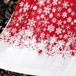 Hot Bán 52x84 Inch Màu Đỏ Trong Nhà Cửa Sổ Rèm Giáng Sinh Bông Tuyết Trang Trí Grommet 2 Tấm 100% Polyester Rèm Cửa - Product Image 3