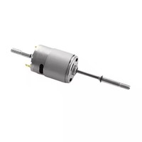775 moteur arbre étendu moteur de ventilateur à couple élevé Micro DC petit moteur accessoires roulements à billes 12v24