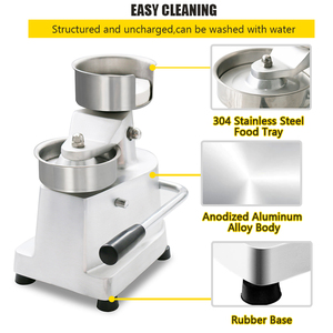 Machine professionnelle de formage de hamburgers pour les écoles, les universités, livraison rapide, respect des délais, applicable aux fermes, aux industries de vente au détail - Product Image 2