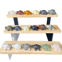 Ornements en pierre brute de cristal sculptée en forme de cube, animaux en cristal transfrontaliers, divers styles, pour la maison et le bureau, vendus individuellement
