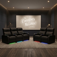 Canapé de cinéma maison extensible en cuir véritable, ensemble de canapés multifonctions pour salon, chaise de salon
