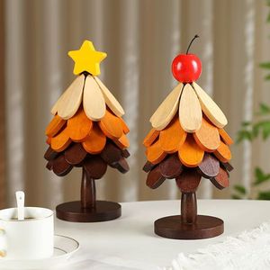 Best Seller <span class=keywords><strong>casa</strong></span> natale sottobicchieri albero in serie di decorazioni <span class=keywords><strong>per</strong></span> la <span class=keywords><strong>casa</strong></span> di lusso pieghevole sottobicchieri a forma di albero di natale sottobicchieri - Product Image 4