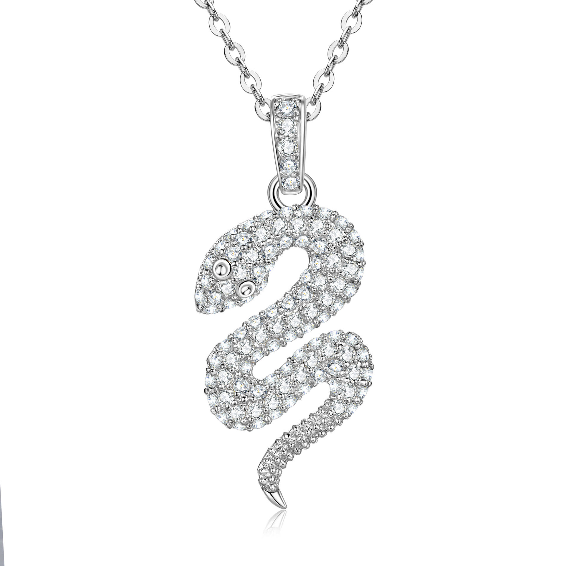 Zircon 1.1mm * 100 pièces plaqué or blanc