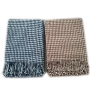 All Season Blanket <strong>King</strong> <strong>Size</strong> Wool Blanket Plaid Merino <strong>Throw</strong> and Blanket - Product Image 1