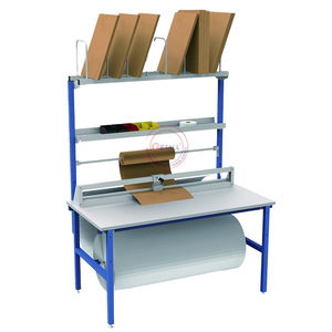 Detall Multifunctional Simple Packing Table With Efortless Effortless <b>Bubble</b> Wrap Cutter for Business Use Packing Station - Product Image 6