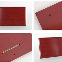 Trophée vierge d'affaires personnalisé en gros Plaque de récompense en bois MDF pour mur brun foncé pour gravure au laser