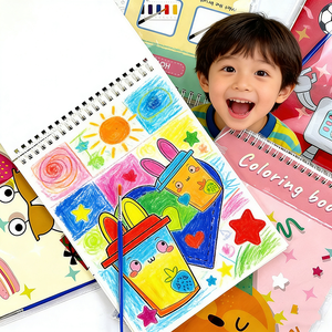 Usine BSCI, fabrication sur mesure <span class=keywords><strong>de</strong></span> livres <span class=keywords><strong>de</strong></span> peinture à l'aquarelle pour enfants, ensemble <span class=keywords><strong>de</strong></span> jouets <span class=keywords><strong>de</strong></span> <span class=keywords><strong>dessin</strong></span> à l'eau avec pinceau pour enfants - Product Image 5